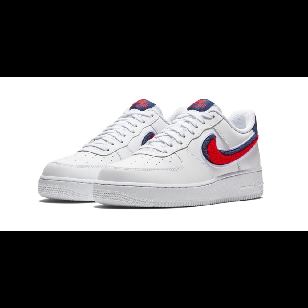 (on hold) Nike Air Force 1 “Chenille Swoosh”